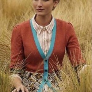 Lia Molly Anthropologie Coin Purse Cardigan